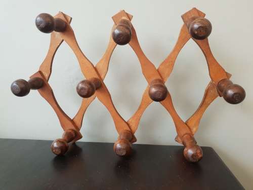 Vintage Expandable Peg Rack