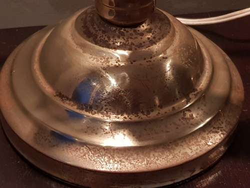 Vintage Brass Library lamp