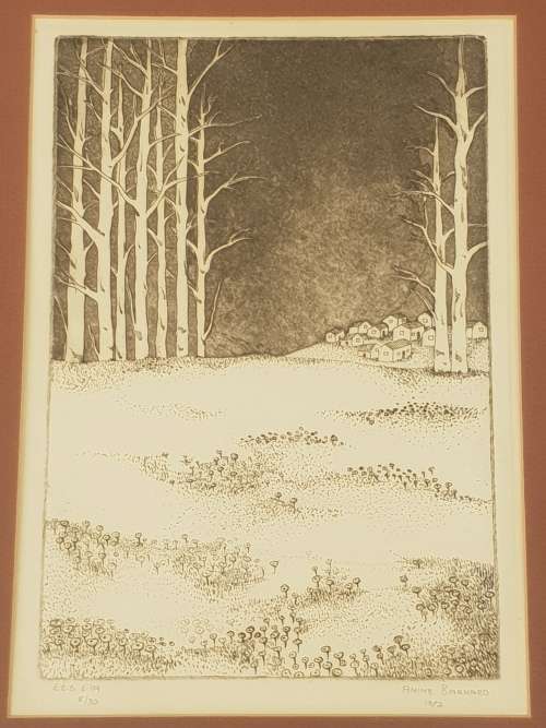 Anine Barnard!!!! Limited Edition Etching!! Crazy R1. High Value Item!!