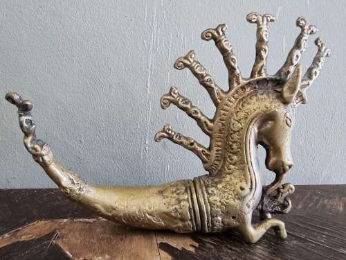 Naga Morsarang!  Brass/ Bronze Divine Medicine container from Indonesia!!