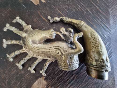 Naga Morsarang!  Brass/ Bronze Divine Medicine container from Indonesia!!