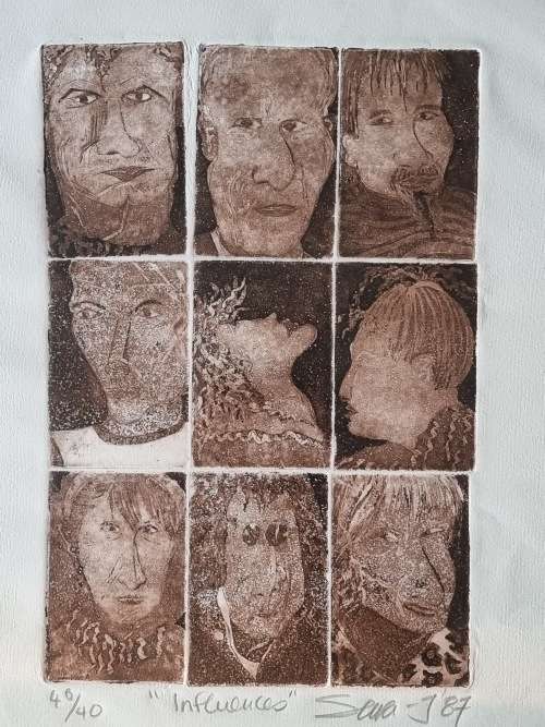 Sara J Etching 40/40 Signed, Titled and dated 1987!!