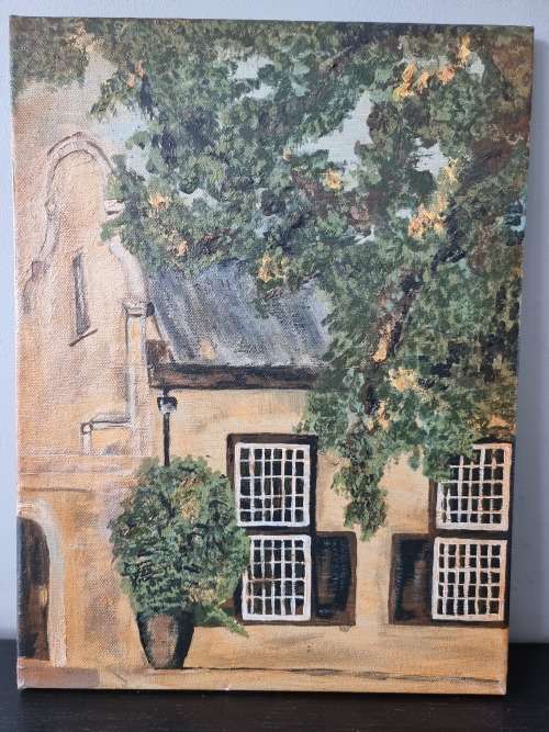 Oil on Canvas of Homestead.