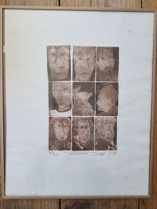 Sara J Etching 40/40 Signed, Titled and dated 1987!!