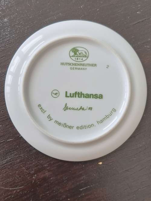 Hutschenreuther Meißner Edition 80s Design Arthur Secunda ´88 for Lufthansa