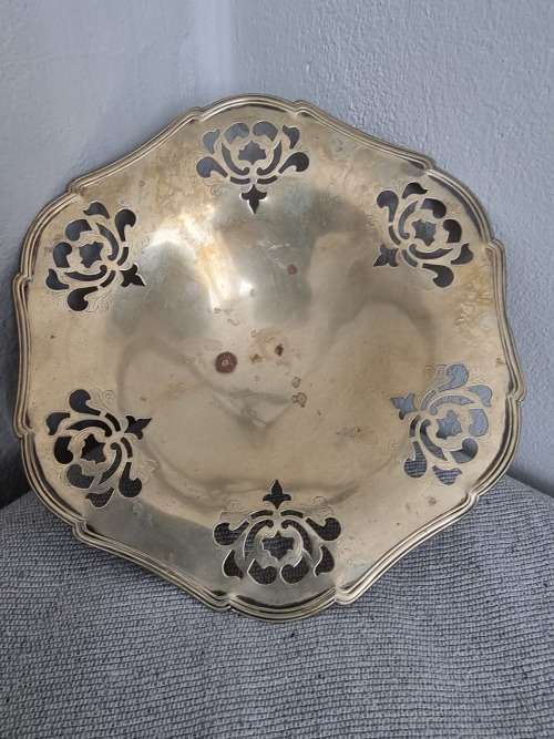 Silver plate fruit bowl