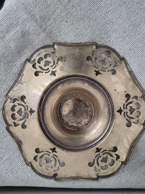 Silver plate fruit bowl