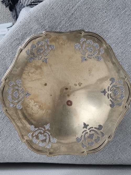 Silver plate fruit bowl