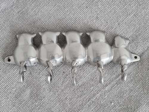 Aluminium Cats Key Holder