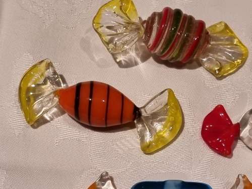 6 Murano Glass Candies!!