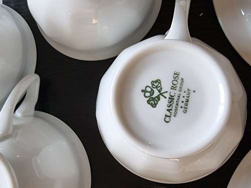 8 Rosenthal Porcelain Espresso Cups and Saucers!!