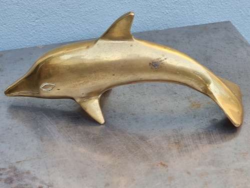 Large Brass Dolphin!!