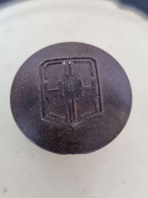 H & H Enamel Coffee Pot