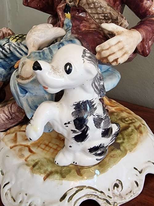 Capodimonte, Large Porcelain Figurine, Made in Italy.