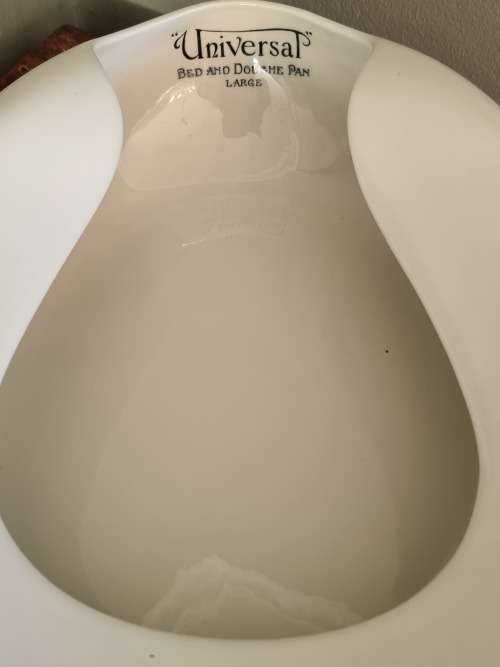 Royal Doulton Large Porcelain Universal Bed and Douche Pan