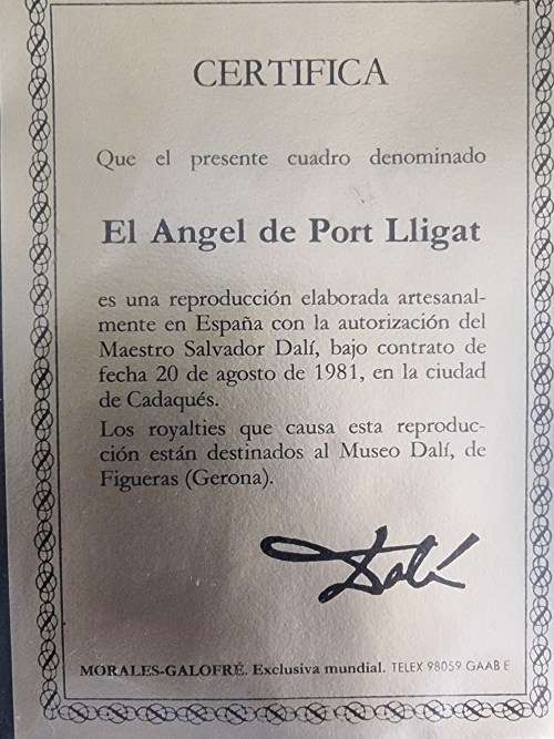 Salvador Dali Certified Art!!