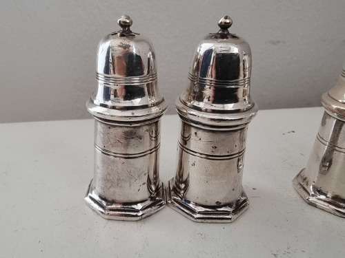 Vintage Cristofle France Salt and Pepper Cellars