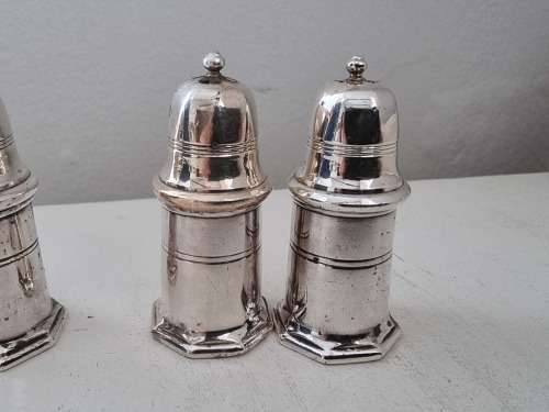 Vintage Cristofle France Salt and Pepper Cellars