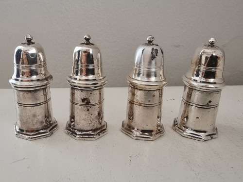 Vintage Cristofle France Salt and Pepper Cellars