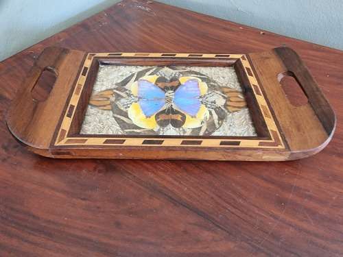Vintage 1950's Butterfly Wing Tray.