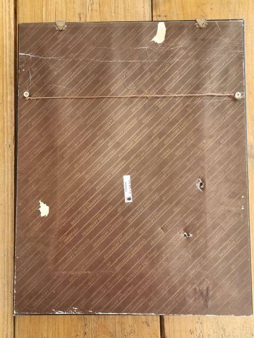 Large Italian 925 Silver Religious Icon