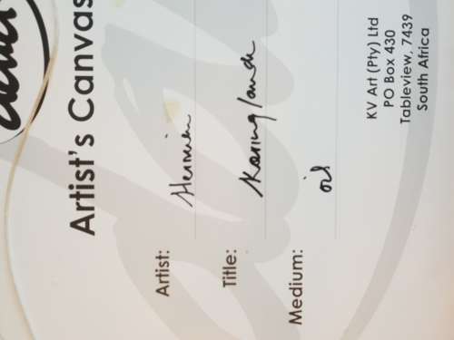 Oil Painting Signed Hermien.