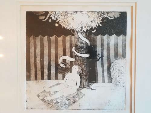 Diek Grobler Investment Art!! Crazy R1!! Numbered woodblock 3/6