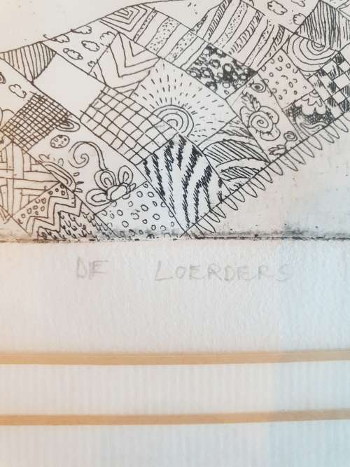 Diek Grobler Investment Art!! Crazy R1!! Numbered woodblock 3/6