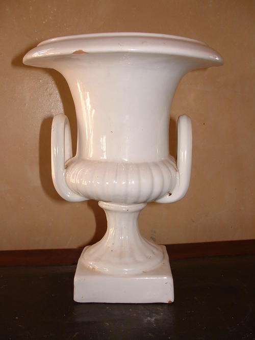 STUNNING TWIN HANDLED  PORCELAIN JARDINIERE