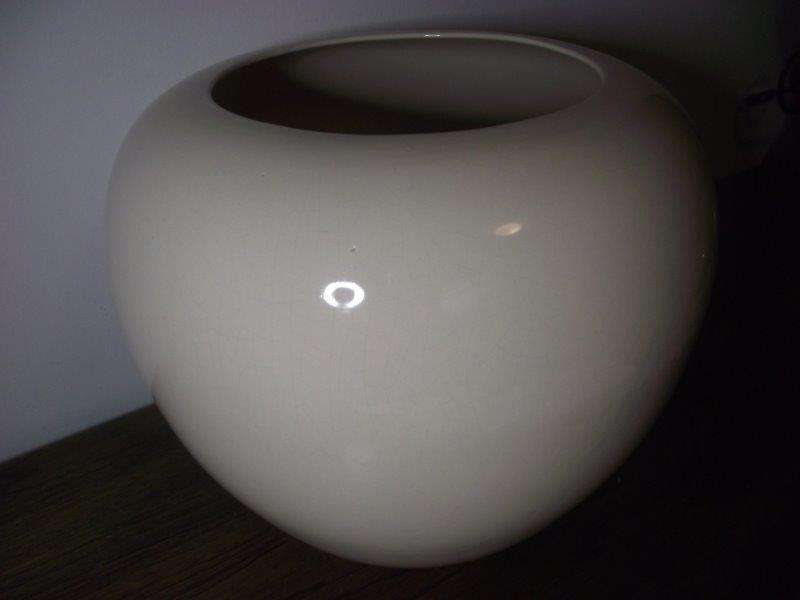 EXTRA LARGE PORCELAIN PLANTER DATED AT BASE