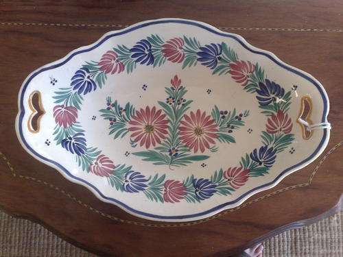 QUIMPER DISH 36.5 CM C 25 CM X 7 CM