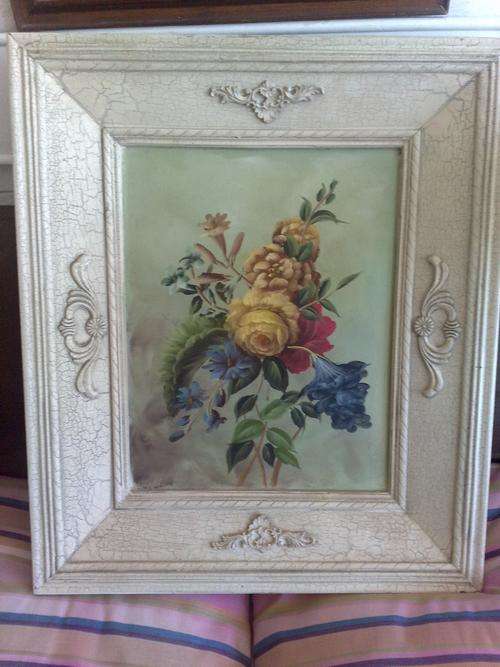 A DELIGHTFUL REPRO PAINTING IN "GUILT FRAME" 51CM X 60 CM