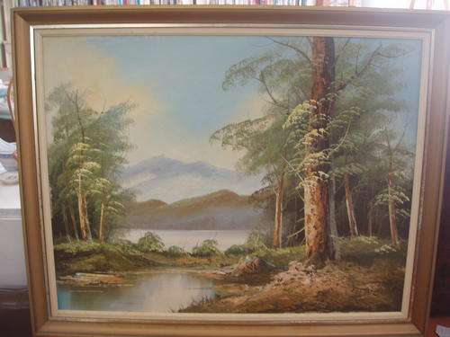 OILS ON BOARD SIGNED "STIVE"