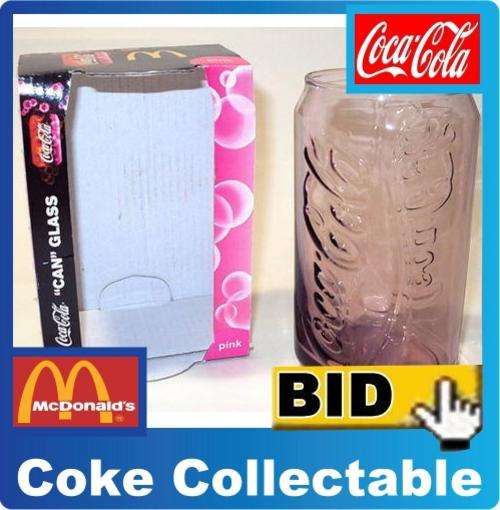 Coca Cola "can" Glass. ASIA 2011