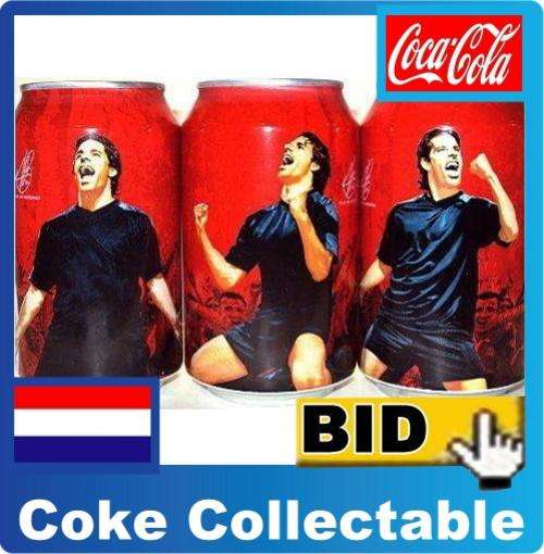 3x Coca Cola NETHERLANDS-FIFA World Cup 2006- empty can