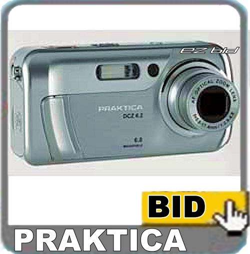 ( PRAKTICA dcz 6.2 + SD Memory Card 2GB ) Digi Camera. 8MP MAX. 3x Optical Zoom !