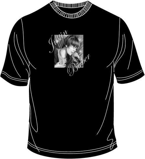 Justin Bieber Black T-Shirts