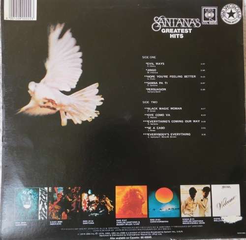 SANTANS`S GREATEST HITS (VINYL)