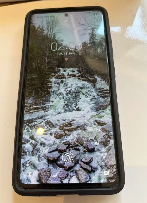 SAMSUNG GALAXY A51 - Prism Black, 128 GB memory.