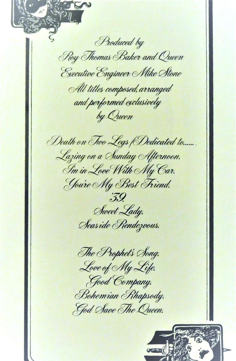 QUEEN -  A Night At The Opera - [VINYL]  SEALED NEW