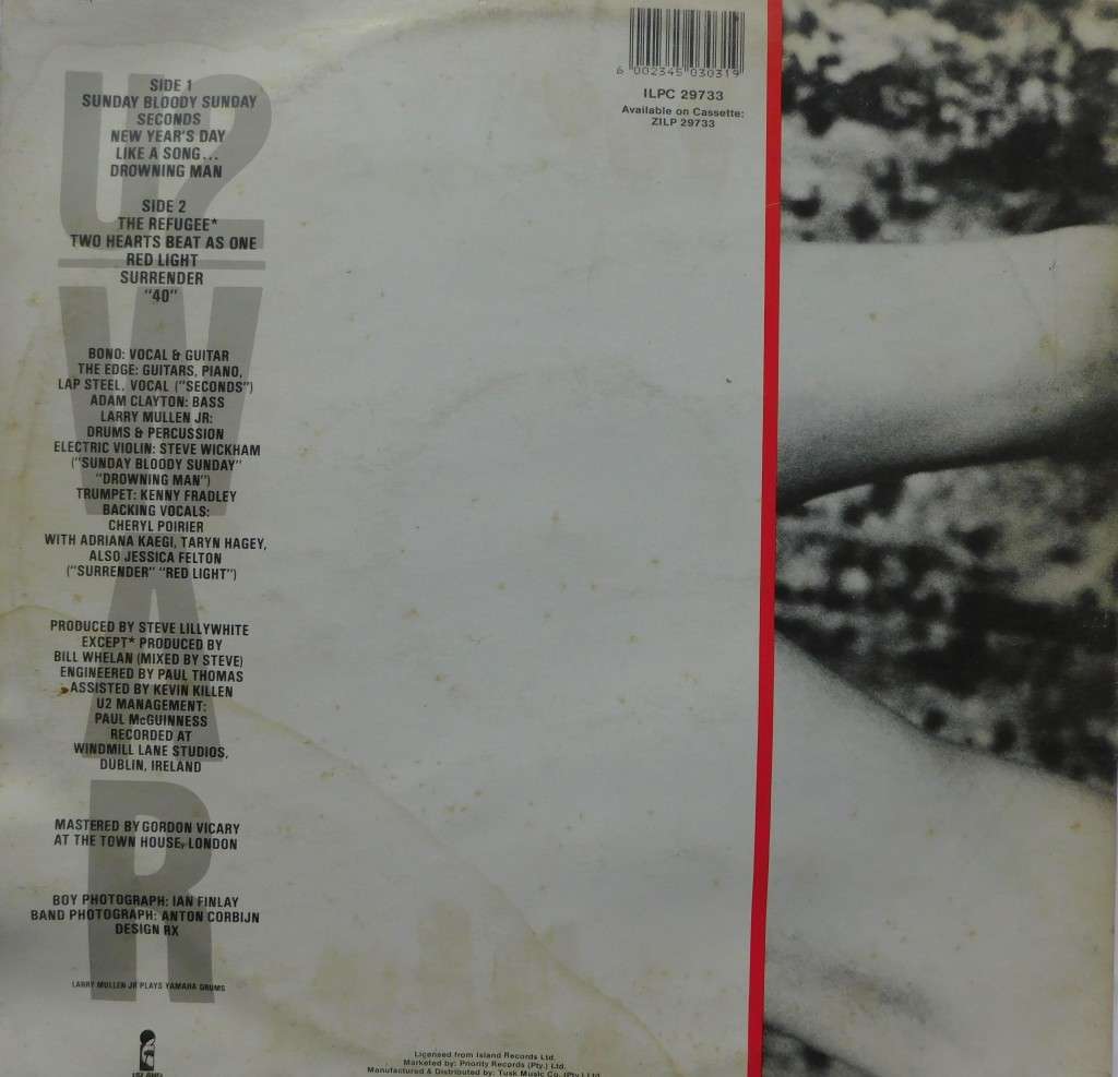 U2 - WAR [LP]