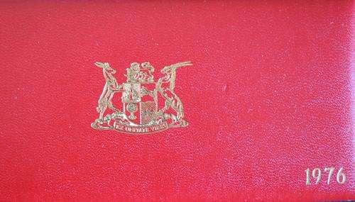 1976 LONG PROOF SET R1 AND R2 GOLD COINS ONLY......12 GRAMS OF 22 CT GOLD MINTSTATE CONDITION