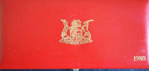 1980 LONG PROOF SET R1 AND R2 GOLD COINS ONLY.......12 GRAMS OF 22 CT GOLD BEAUTIFULL MINTSTATE