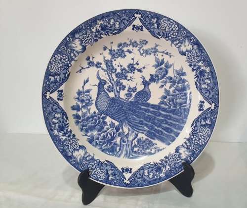 Stunning RARE hand decorated Japanese Imperial Imari porcelain plate 41cm