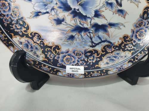 Stunning RARE Imperial Imari hand decorated plate 26cm