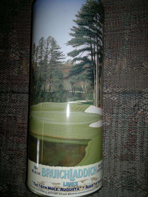 Bruichladdich Links "The 16th Hole Augusta" Limited Edition 14 years in tin