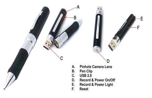 16 GB Spy Pen Camera