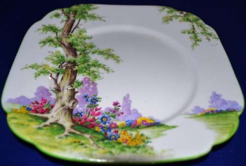 Royal Albert "Greenwood Tree" Side Plate x 4