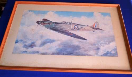 VINTAGE SPITFIRE PRINT