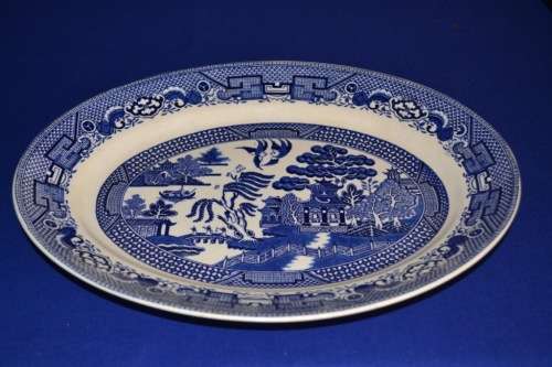 Vintage Swinnertons "Old Willow' Blue - Oval Platter